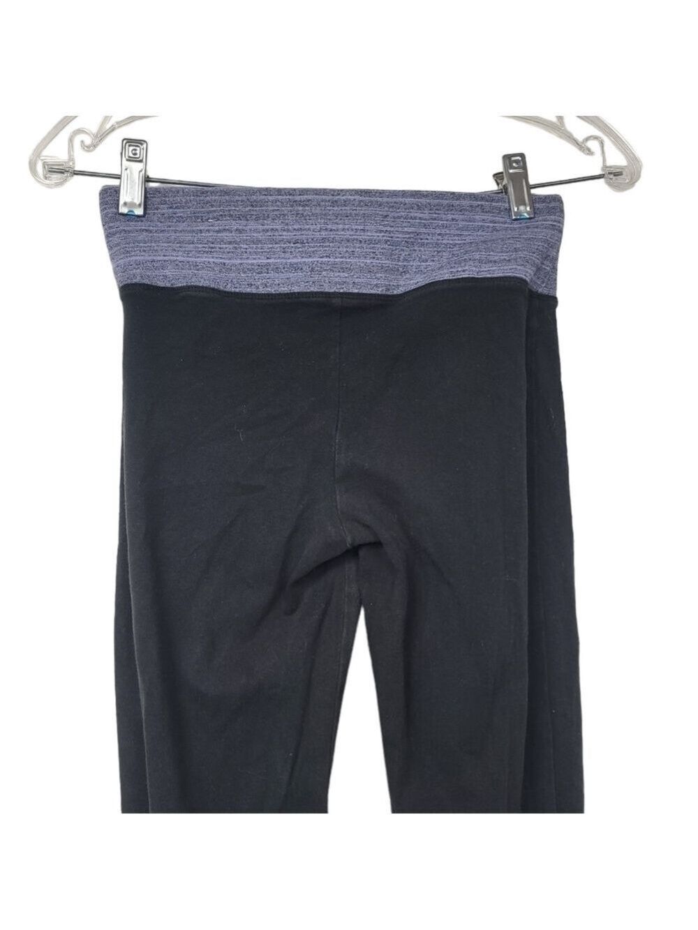 Pink Victoria's Secret Yoga Purple Black Heathered Leggings XS - Picture 5 of 8